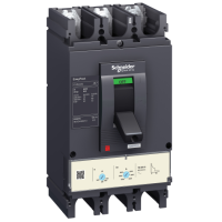 LV540316 - circuit breaker EasyPact CVS400N, 50 kA at 415 VAC, 400 A rating thermal magnetic TM-D trip unit, 3P 3d, Schneider Electric
