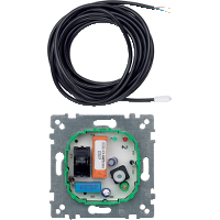 MTN537100 - Insertie Termostat Podea Cu Comutator, Ac 230 V, 10(4) A, Schneider Electric