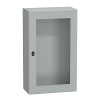 NSYS3D10630T - Usa transp. Spacial S3D cu plac. mont. H1000xW600xD300 IP55 IK10 RAL7035., Schneider Electric
