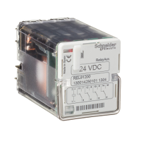 REL91201 - RelayAux - instantaneous trip relay - 4 C/O - pick-up time < 20 ms - 30 V DC, Schneider Electric