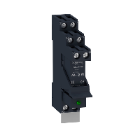 RSB2A080JDPV - Pre-assembled plug-in relay with socket, Schneider Electric