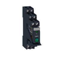 RXG22BDPV - Pre-assembled plug-in relay with socket, Schneider Electric