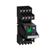 RXM4AB1P7PVM - Pre-assembled plug-in relay with socket, Schneider Electric