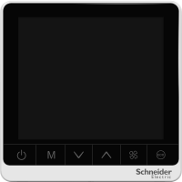TC907-3A4DPMSA - Termostat, Fcu-P, Touchscreen, Modbus,4P,240V,XS,Alb, Schneider Electric