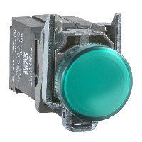 XB4BV8B3 - Lampa Semnalizare,Verde,440, 460V, Schneider Electric