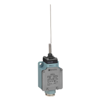 XCKL106 - Limitator Xckl - Mustata - 1No+1Nc - Salt - Presetupa De Cablu, Schneider Electric